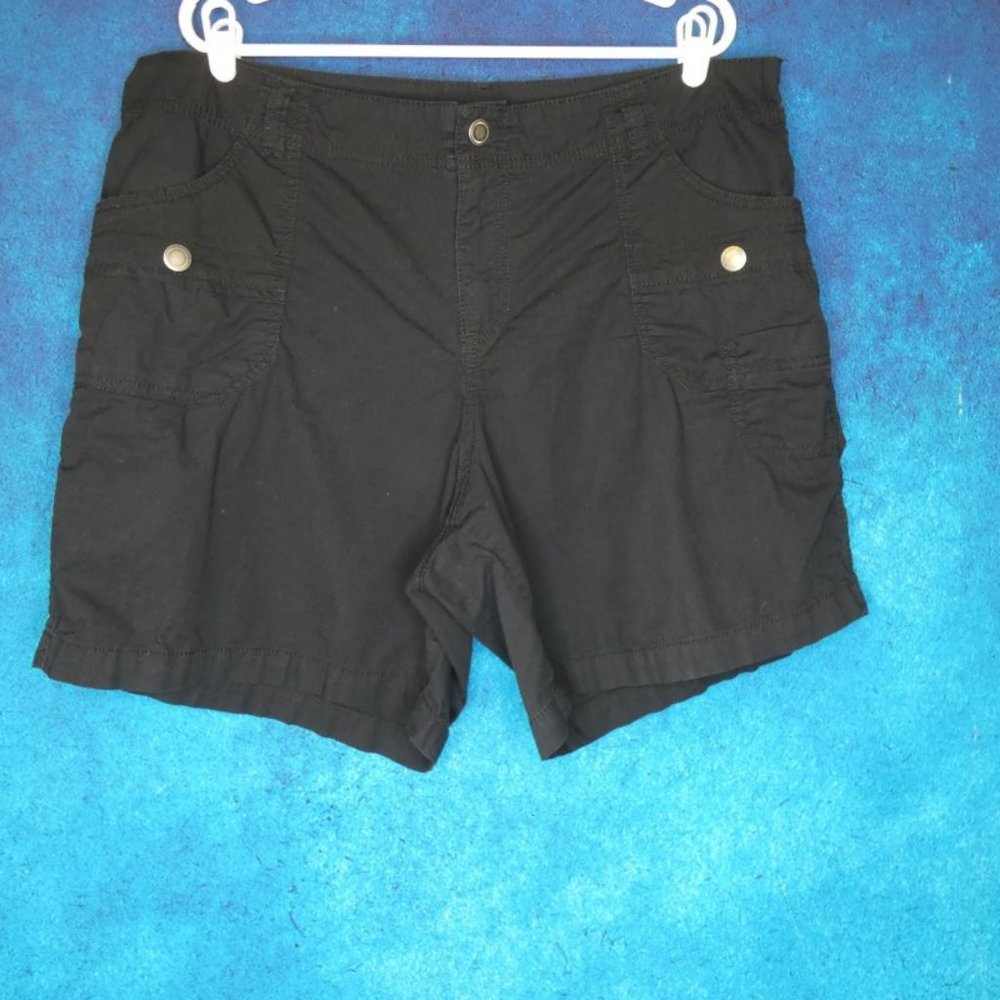 Lane Bryant Black Shorts Size 18